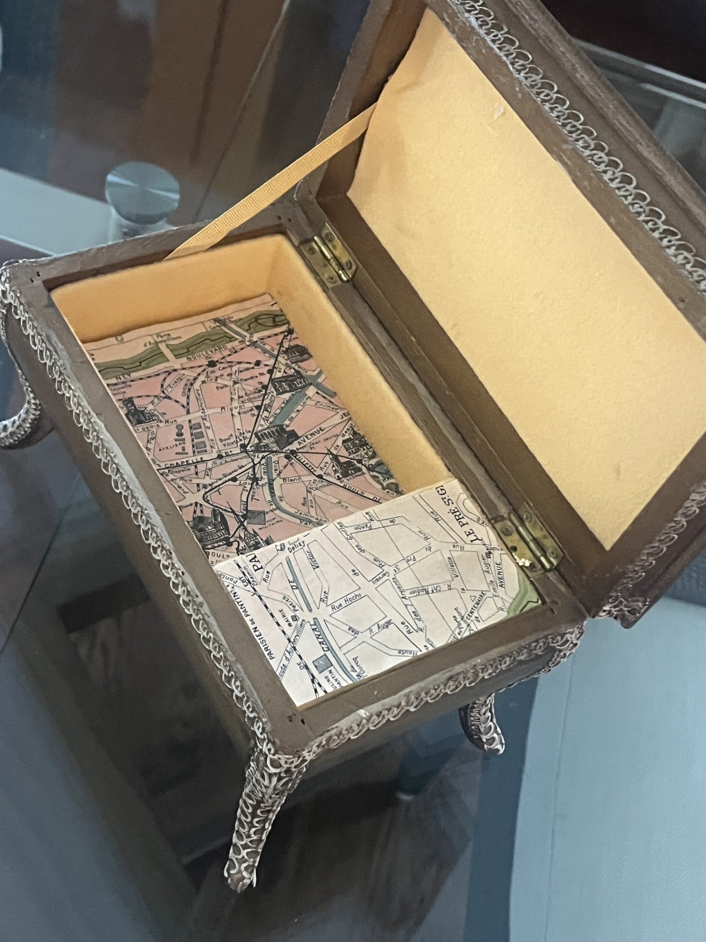 Large Keepsake Box Girl with the Blue Bow