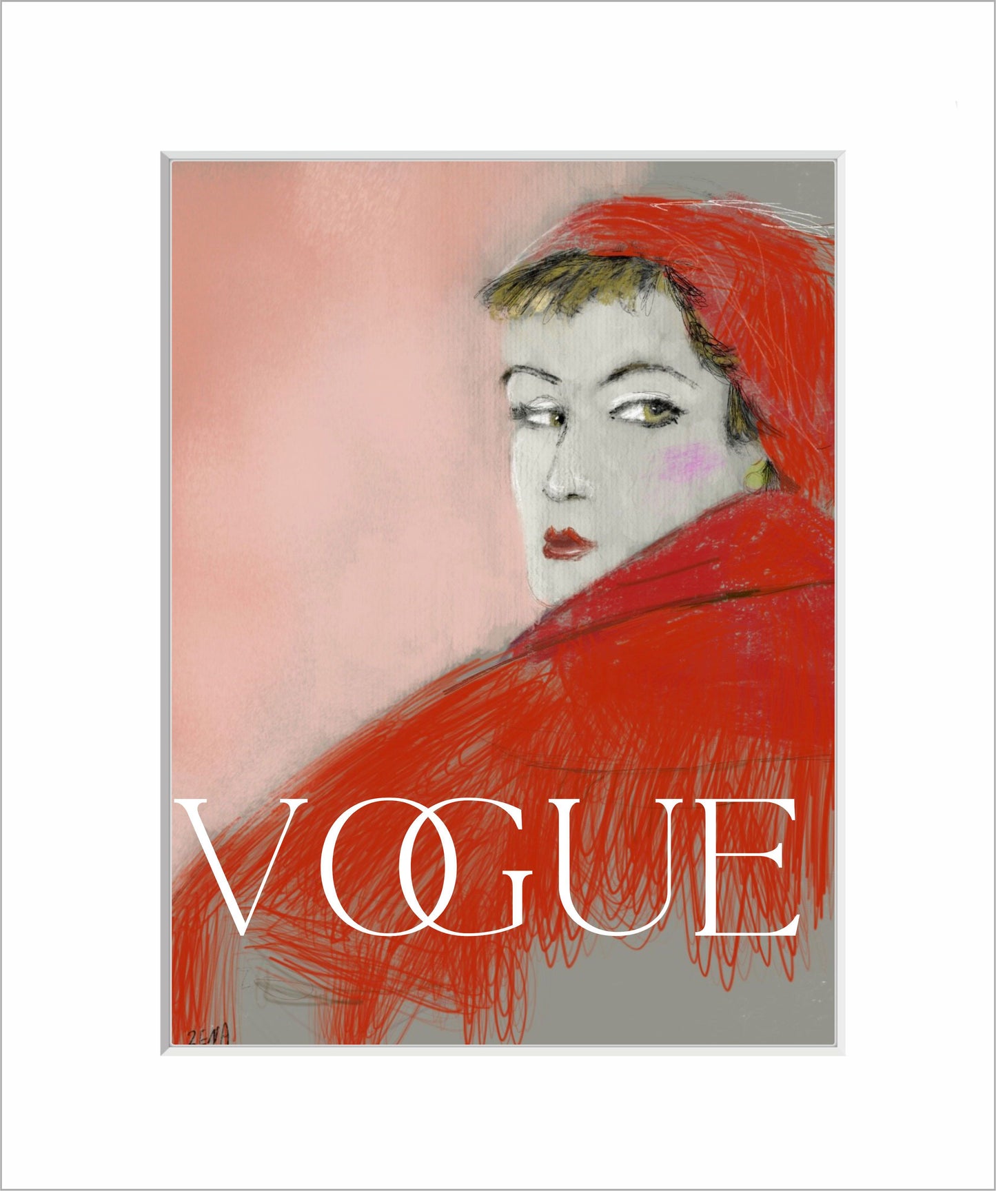 Woman In Red