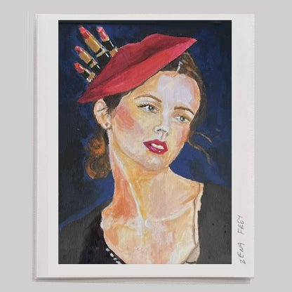Red Lipstick  — Frey Femme Card