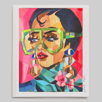 She decided to be Bold— Frey Femme Card