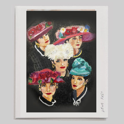 The Hat Shop— Frey Femme Card