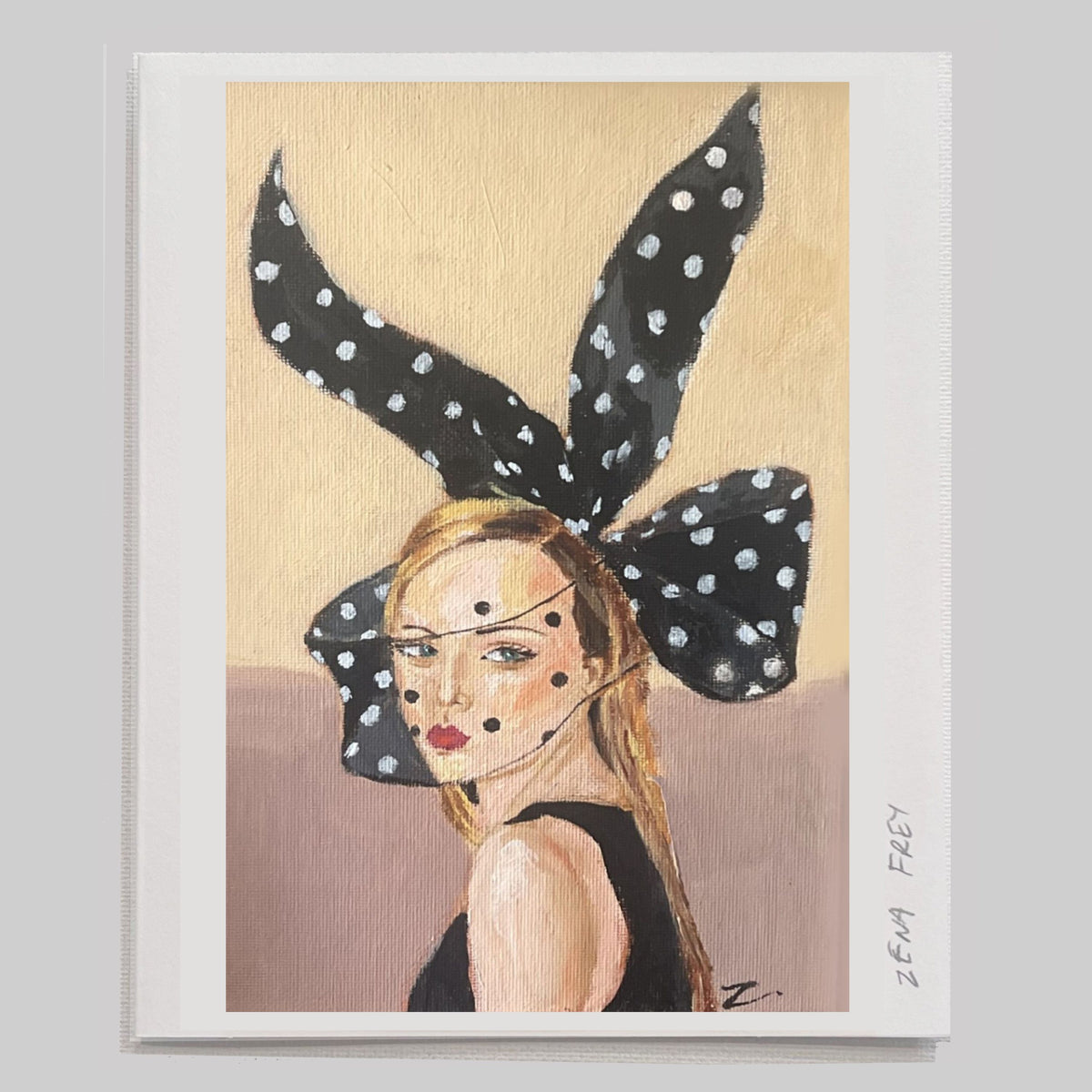 At the Derby— Frey Femme Card