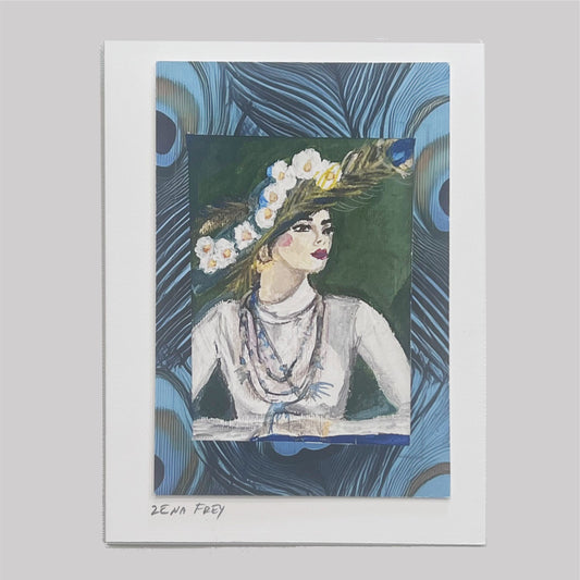Bianca the Peacock Card