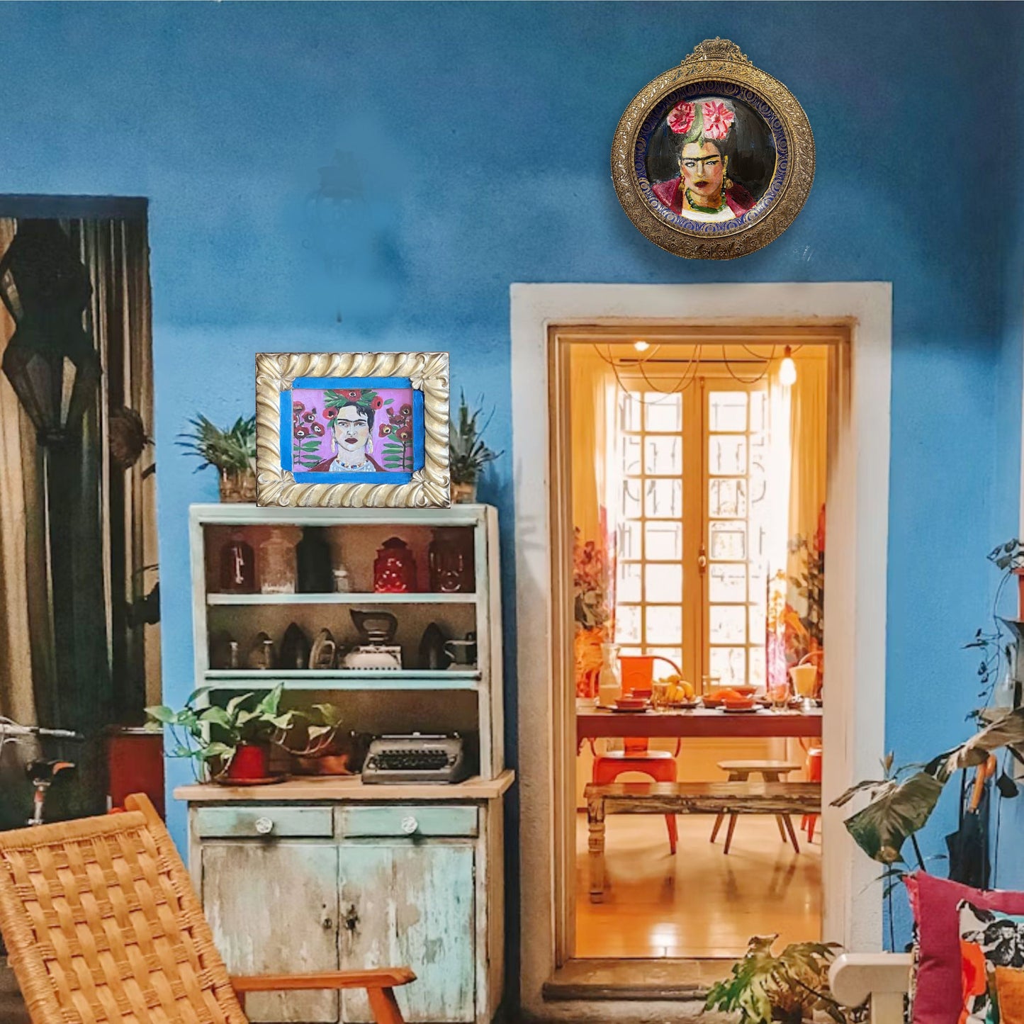 Frida at her Casita