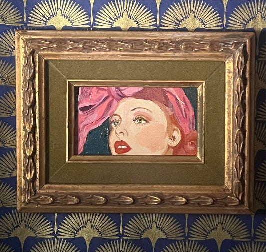 Girl with the Pink Bow