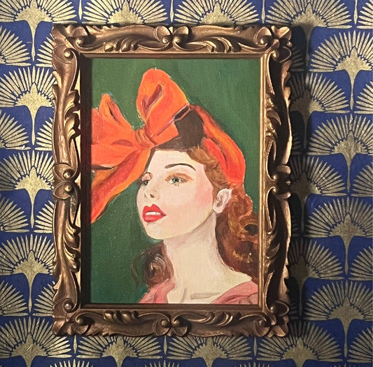 Girl with the Orange Bow