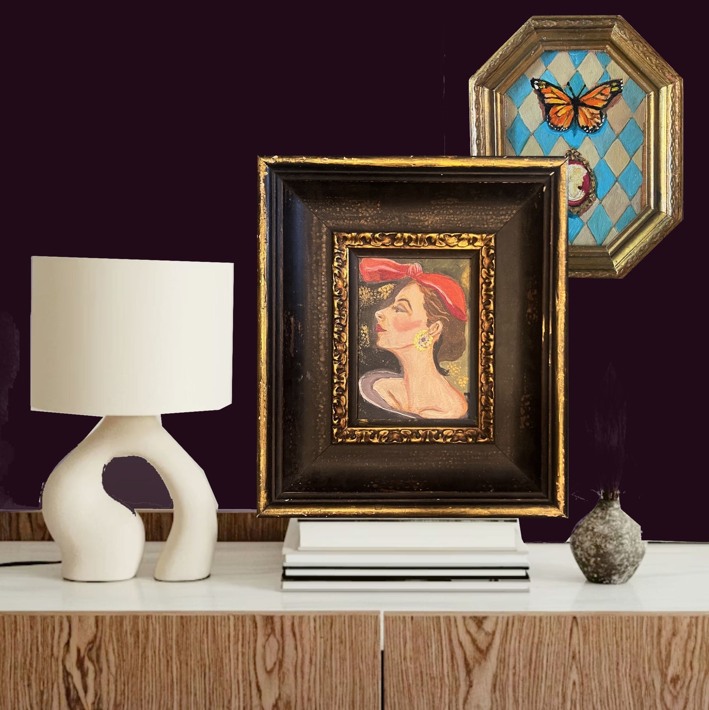 Lady with Bow Hat