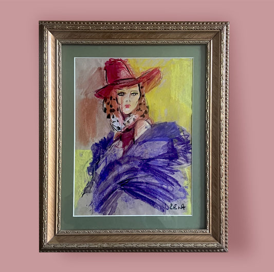 Red Hat and Violet Wrap